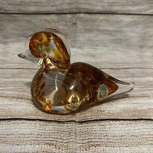 Beautiful Made in Sweden‎ Glass Art Bird Sculpture Figurine